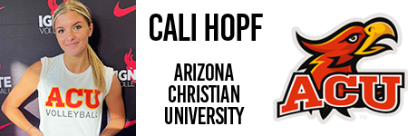 Cali Hopf Arizona Christian University - Class of 2023
